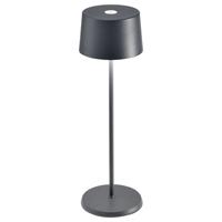 Zafferano - Olivia - Donker grijs - H 35.5cm - Ledlamp - Bureaulamp