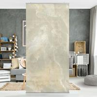 Klebefieber Raumteiler Onyx Marmor Creme