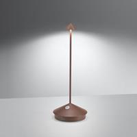 Zafferano - Pina - Tafellamp - Bruin| Roest - 29cm