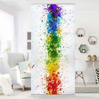 Klebefieber Raumteiler Rainbow Splatter