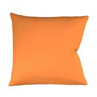 fleuresse Mako Satin Kissenbezug Colours Uni 50x50 cm Orange