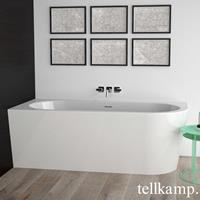 Tellkamp Pio Eck-Badewanne mit Verkleidung, 0100-255-00-R-A/CR