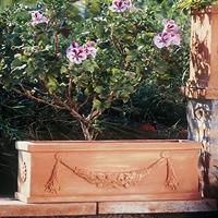 Gartentraum.de Besondere Blumenkassette aus Terracotta - Agnolo