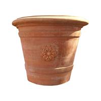 Gartentraum.de Stilvolles Terracotta Pflanzgefäß für draußen - Poggio