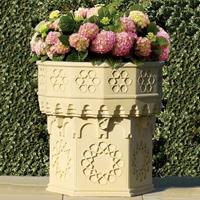 Gartentraum.de Großer Garten Pflanzkübel antik XXL - Alhambra / Terracotta