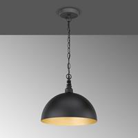 Fischer & Honsel hanglamp Leitung zwart ⌀35cm E27 60W