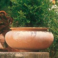 Gartentraum.de Bauchiger Pflanztopf aus robuster Terracotta - Vittore