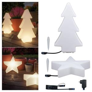 Paulmann LED Baum und Stern Set Plug&Shine in Weiß