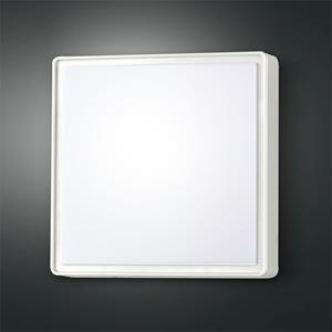 Fabas Luce Wand- und Deckenleuchte Oban in weiß E27 IP65 300x300mm