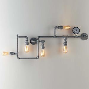 Luce ambiente Design Wandleuchte Amarcord in Zink E27 IP20 5-flammig