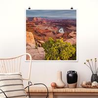 Bilderwelten Poster Natur & Landschaft - Quadrat Dead Horse Point Canyonlands National Park USA
