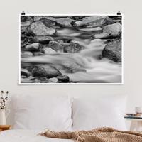 Bilderwelten Poster Natur & Landschaft - Querformat Fluss in Kanada II
