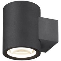 SLV LED Wandleuchte Oculus in Schwarz und Transparent 15W 1110lm