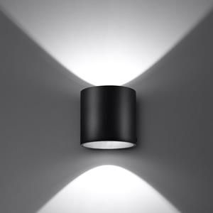 Famlights | Wandleuchte Christina aus Aluminium in Schwarz G9 max. 40W