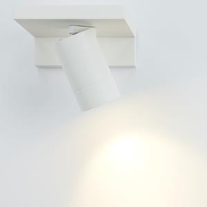 Famlights | LED Wandleuchte Recklinghausen Aluminiumdruckguss in Weiß
