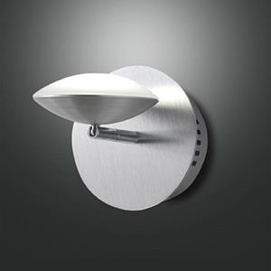 Fabas Luce LED Wandleuchte Hale in aluminium-gebürstet 8W 700lm