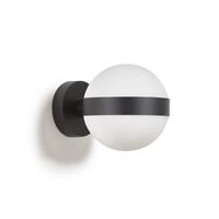 kavehome Anasol Wandlampe aus Metall mit schwarzem Finish - Schwarz - Kave Home