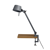 Tonone Bolt Desk 1 arm Bureaulamp met tafelklem - Grijs