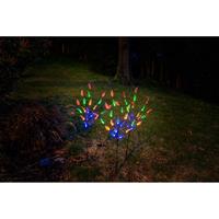 Naeve Leuchten LED-Dekosolarleuchte Baum mit Erdspieß, 3-teilig