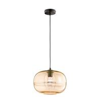 Fischer & Honsel hanglamp Ink amber ⌀30cm E27 60W