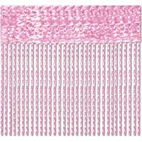 BESTLIVINGS Fadenvorhang 2er Pack Gardine Raumteiler, Auswahl: 90x240 rosa - kirschblütenrosa