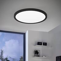 EGLO LED CCT Deckenleuchte Rovito-Z Ø29,5cm schwarz, RGB, Smart Home connect.Z - 