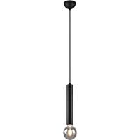 BES LED Led Hanglamp - Hangverlichting - Trion Claro - E27 Fitting - 1-lichts - Rond at Zwart - Aluminium