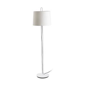FARO LIGHTING Faro MONTREAL - Stehlampe mit Schatten Weiß, E27