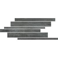Floorgres Rawtech Decor-strip 21x40cm 10mm vorstbestendig gerectificeerd Coal Mat 1315816