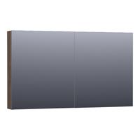 Saniclass Plain Spiegelkast 119x70x15cm Black Oak SK-PL120BO