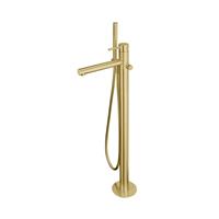 Herzbach DESIGN iX pvd badmengkraan staand brass 5x90.5cm steel 21.132055.2.41