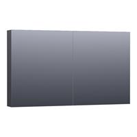 Saniclass Plain Spiegelkast 119x70x15cm Black Wood SK-PL120BW