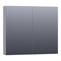 Saniclass Plain Spiegelkast 80x70x15cm Mat Grijs SK-PL80MG