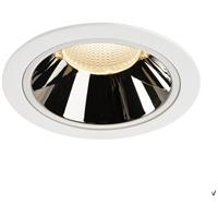 SLV NUMINOS XL 1004005 LED-Einbauleuchte Weiß 37W Warmweiß Deckenmontage möglich