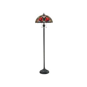 ELSTEAD Larissa - 2 Licht Stehlampe Vintage Bronze, E27