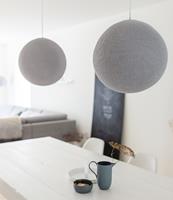 COTTON BALL LIGHTS enkelvoudige hanglamp grijs - Stone