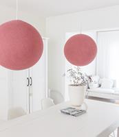 COTTON BALL LIGHTS enkelvoudige hanglamp roze - Dirty Rose