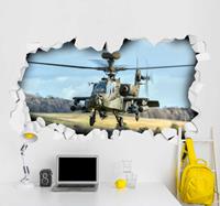 Tenstickers Wanddecoratie stickers oorlogs helikopter leger