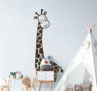 Tenstickers Babykamer muurstickers Giraffe baby wandelen