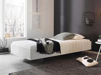 Mobistoxx Bed IXANA 90x200 cm hoogglans wit zonder hoofdeinde