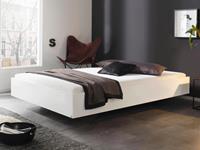 Mobistoxx Bed IXANA 120x200 cm hoogglans wit zonder hoofdeinde