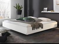 Mobistoxx Bed IXANA 160x200 cm hoogglans wit zonder hoofdeinde