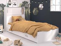 Mobistoxx Bed SNOOPY 90x200 cm met hoofdeinde wit