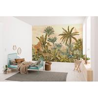 Komar Fototapete Tropical Vintage Garden, bedruckt-Comic-Retro-mehrfarbig, BxH: 400x280 cm