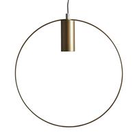 STAR TRADING Decoratie-hanglamp Shape met ring, goud
