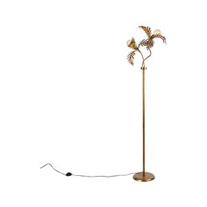 QAZQA Vloerlamp botanica - Goud/messing - Landelijk - D 50cm