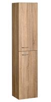 Aqualine Zoja/Keramia Fresh kolomkast 30x140cm oak platin