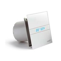 Cata E-120 GTH LED-display afzuigventilator axiaal met timer 6W/11W buizen 120mm wit