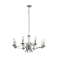 searchlight Suchscheinwerfer Ascot 8 Light Pendant Chrome