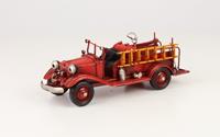 Deco Import Miniatuurmodel tin oude Brandweerwagen